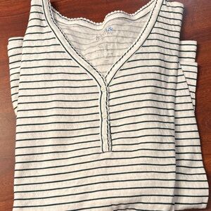 NWOT Croft & barow Striped Sleeveless pj top only